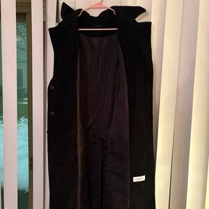 Calvin Klein Black Wool Blend Fabric